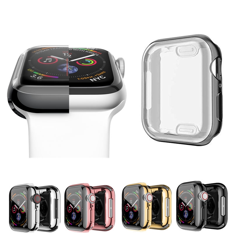 Ốp mềm nhiều màu tùy chọn cho mặt đồng hồ Apple Watch 4 3 2 1