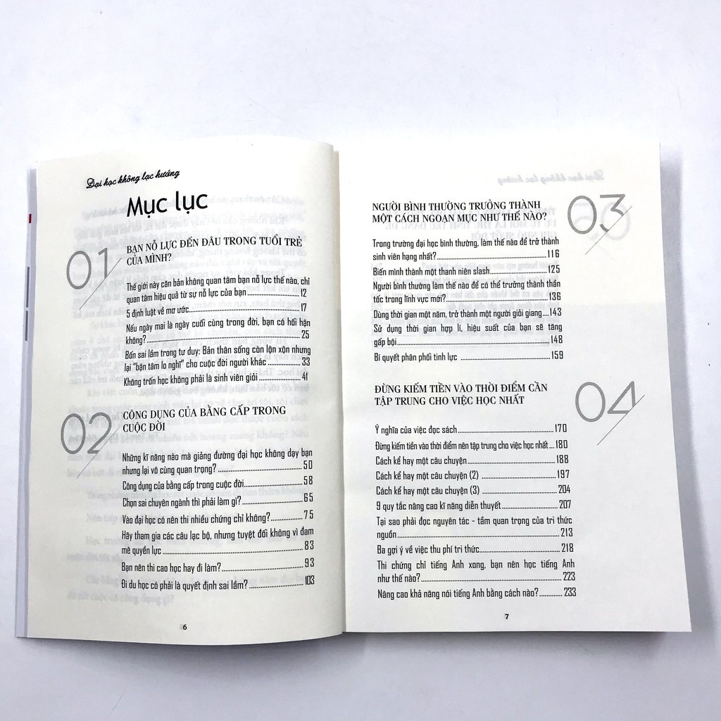 Sách - Đại Học Không Lạc Hướng