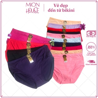 Quần lót nữ bigsize cạp cao 3xl, 4xl,5xl cho người béo mập bà già trung niên bà bầu form to M3081