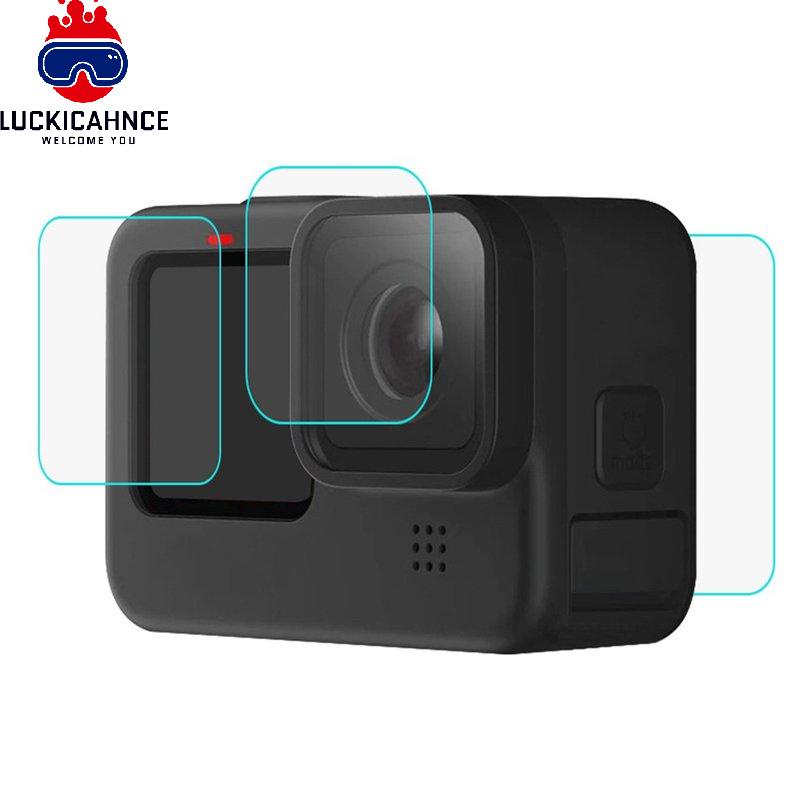 Set Kính Cường Lực Bảo Vệ Màn Hình LCD Cho Máy Ảnh Hero 9 Kèm Phụ Kiện | BigBuy360 - bigbuy360.vn