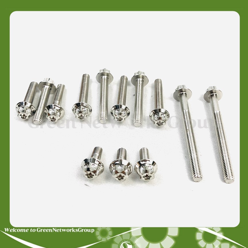 Bộ Ốc Lốc Máy Salaya Inox 304 Dành Cho Nhiều Dòng Xe Máy , Ốc Salaya CNC gắn xe Honda Yamaha Suzuki Greennetwork