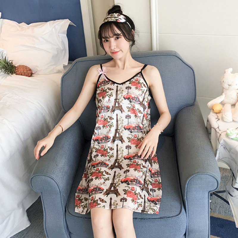Đầm ngủ dây sát nách thiết kế quyến rũ cho phái nữ