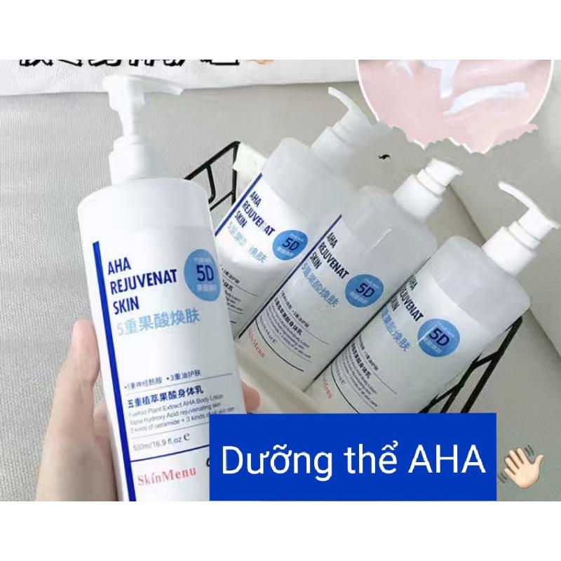 Dưỡng thể AHA SKINMENU