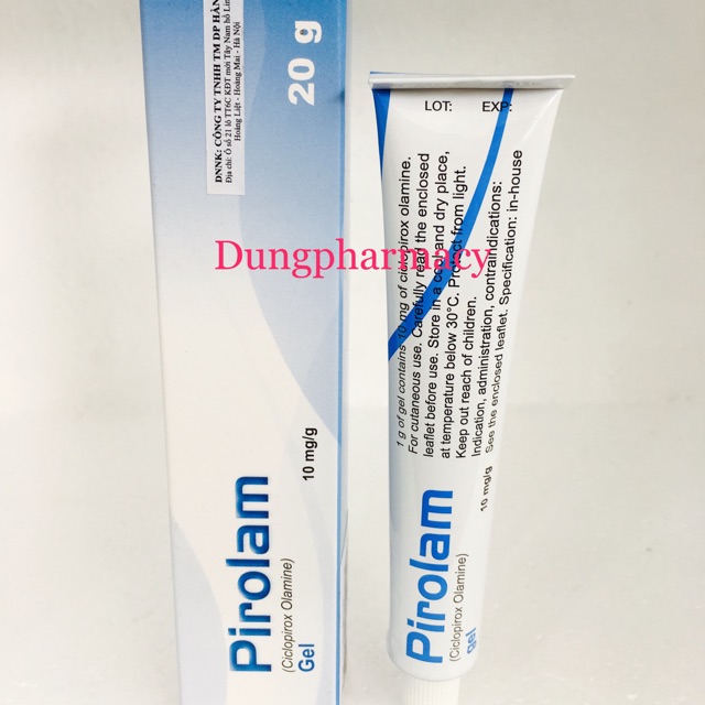 Gel trị nấm Pirolam 20g