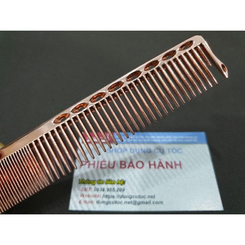 Lược Nhôm Cao Cấp Cắt Tóc Nam Loại Xịn, Lược Nhôm Cắt Tóc Chải Bám Tóc Mẫu Mới