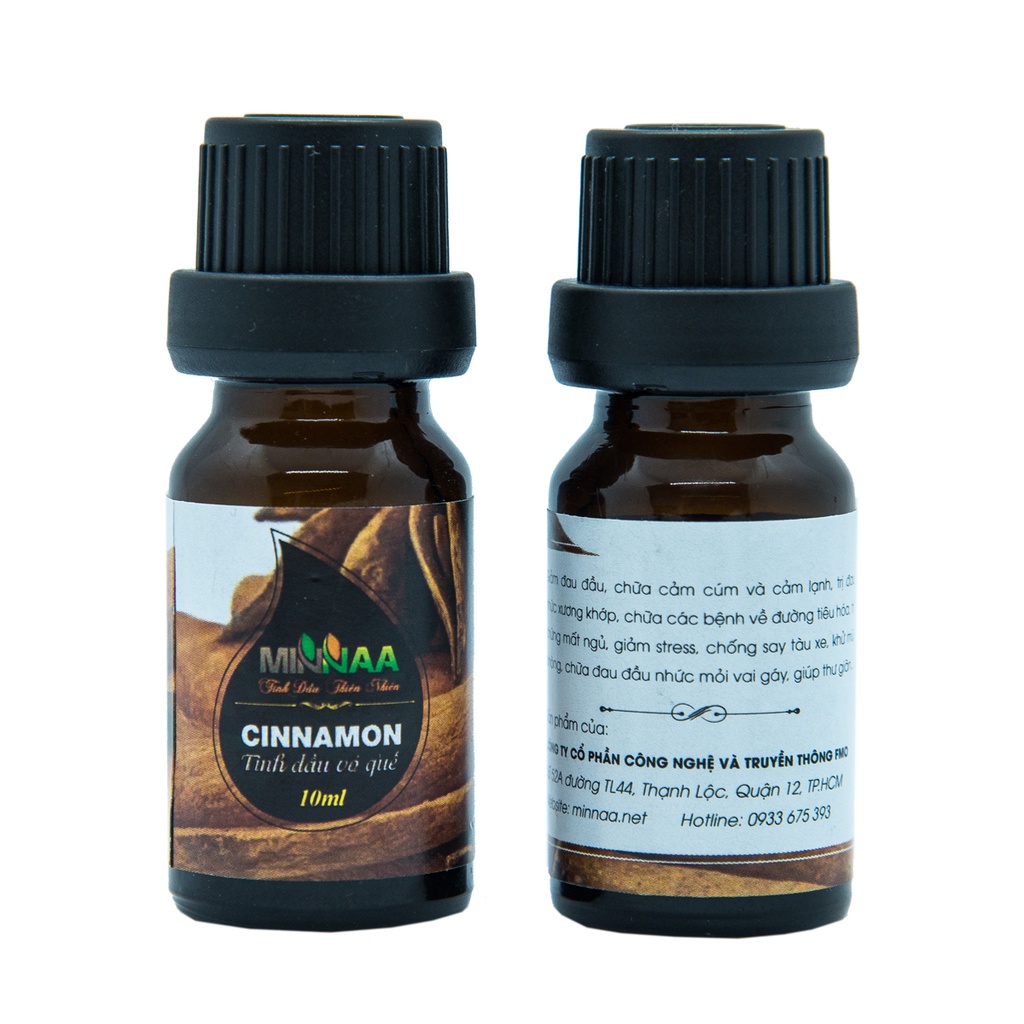 Tinh dầu Quế 10ml, Tinh dầu xông phòng Minnaa