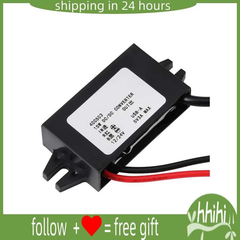 Bộ Giảm Áp Từ Dc-dc 15w 12v / 24v Sang Usb 5v 3a