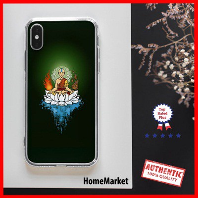 Ốp lưng chống sốc Phật ngồi trên sen Homemarket SX tại VN, silicon dẻo Cho các loại Iphone 6 đến 12 NTN20210029