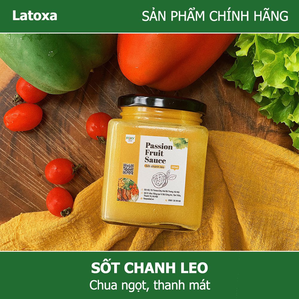 Sốt Chanh Leo Trộn Salad, Eatclean, Healthy, Chay, Món Cuốn, Keto - Chua Thanh, Ngọt Mát, Vị Ngon Khó Cưỡng