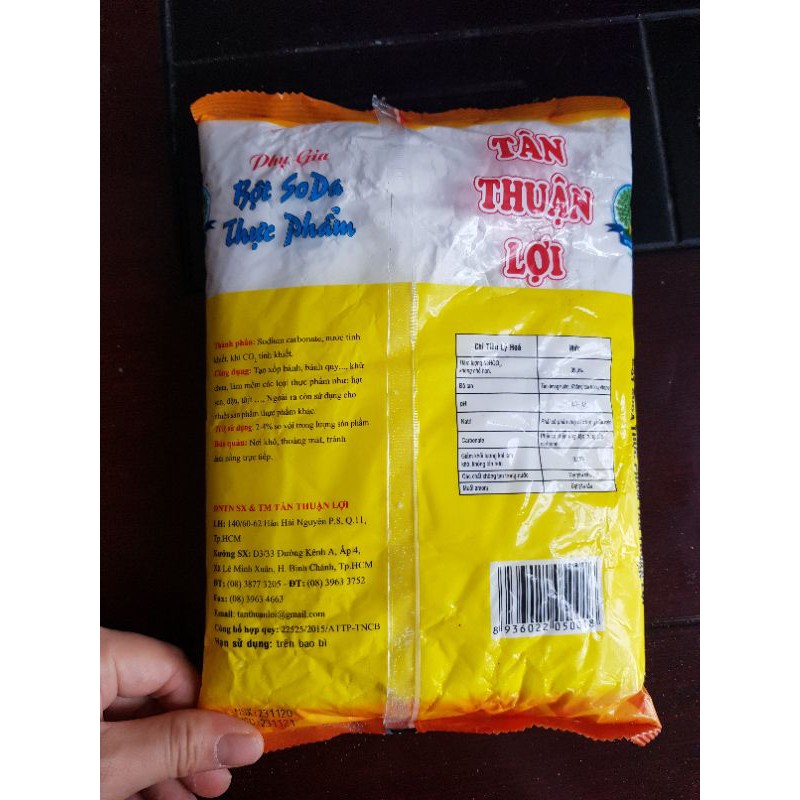 1kg Bột soda baking con công ( y hình)