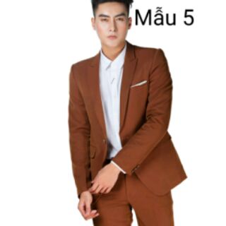Vest nam màu vàng bò