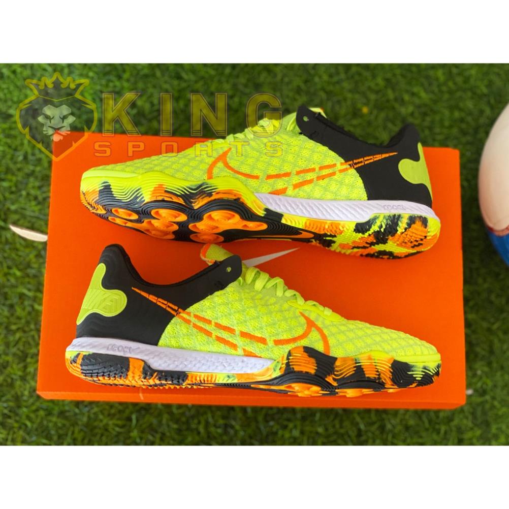 Giày bóng đá đế bằng REACT GATO màu chuối -nh7 '