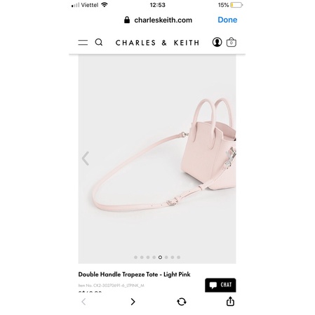 Túi Charles & Keith chính hãng 100% full tag new 100%