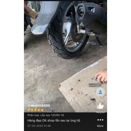 Lốp 120/80-16 chính hãng , Lốp Honda SH viêt , sh ý