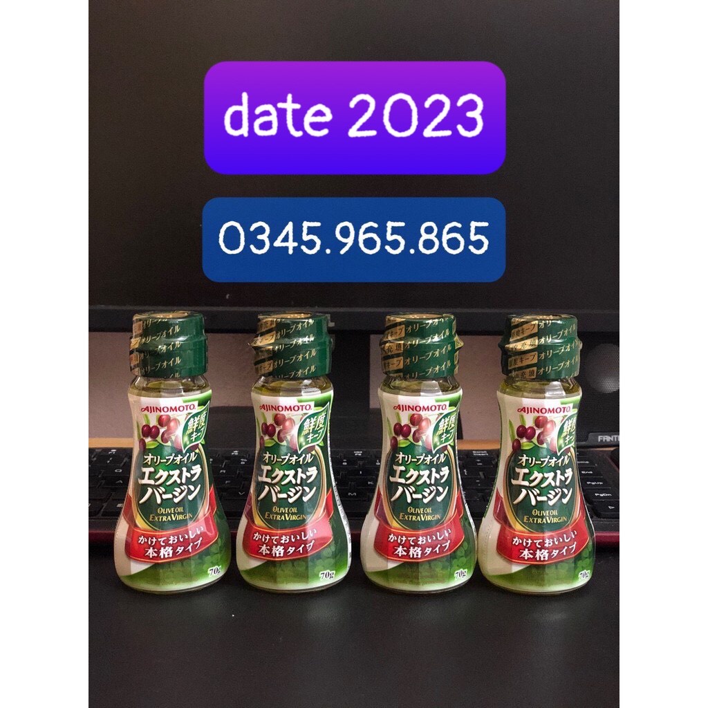 Dầu Olive Extra Virgin Ajinomoto Nhật nguyên chất cho bé ăn dặm (2023)