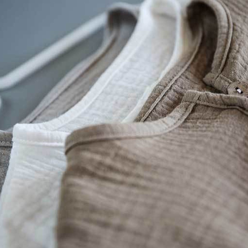 Bộ Áo Sơ Mi Tay Ngắn Phối Quần Short Vải Cotton Thân Thiện Với Da Kháng Khuẩn