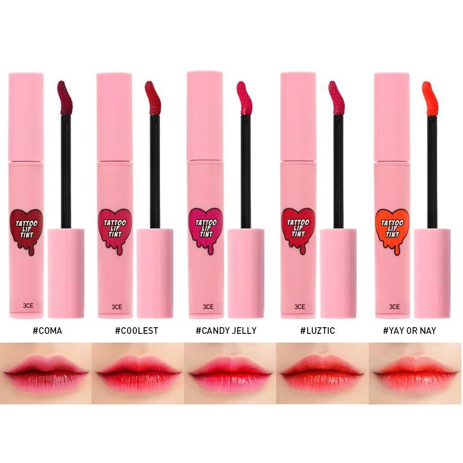 Son Tint chống trôi siêu lì 3CE Tattoo Lip Tint