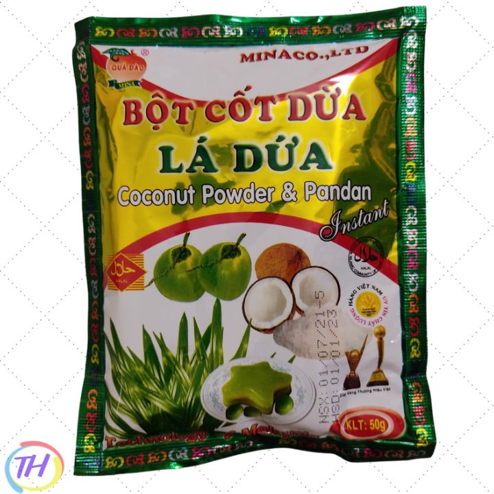 bột cốt dừa lá dứa (50gr)