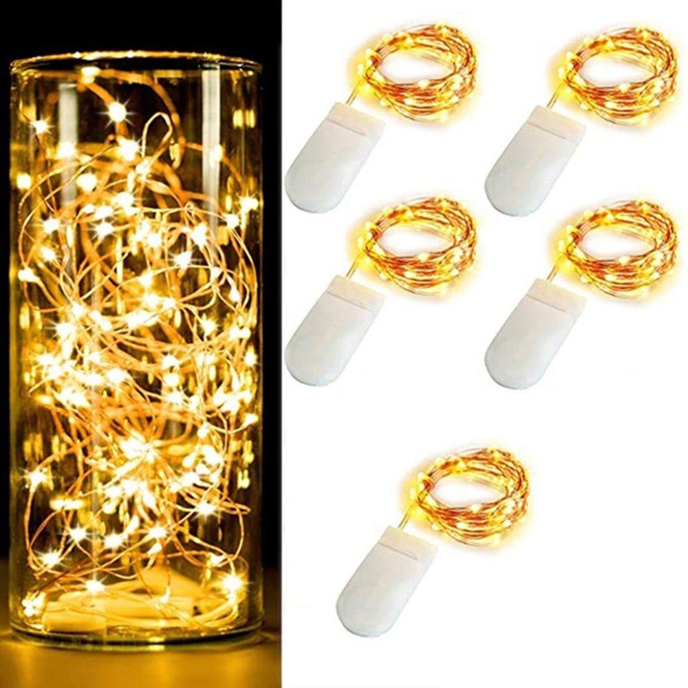 Bộ 5 Dây Đèn Led Chống Thấm Nước Dùng Trang Trí Cây Thông Noel Tiện Dụng