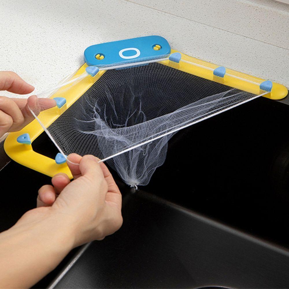 Khay Lưới Lọc Rác Hình Tam Giác Gắn Bồn Rửa Chén Tiện Dụng