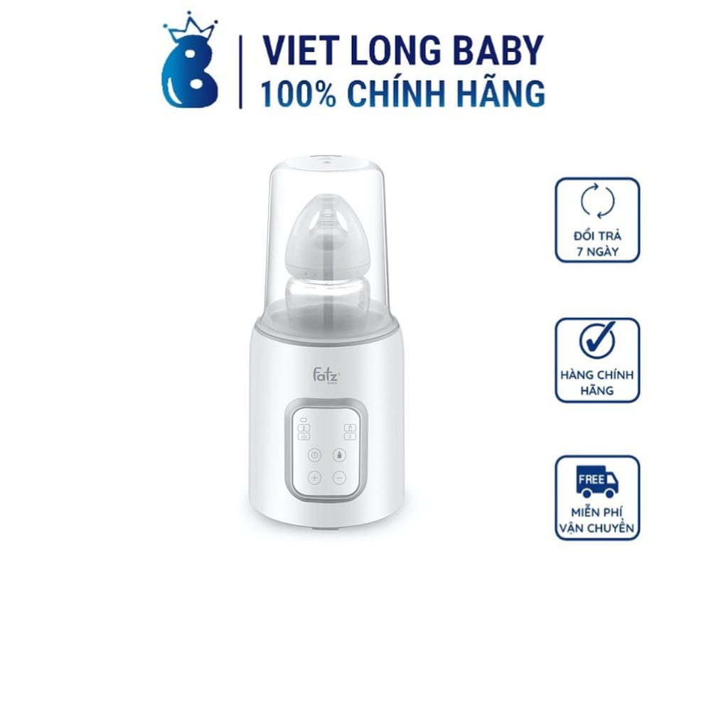 Máy hâm sữa &amp; tiệt trùng điên tử - Mono 7 - Fatzbaby FB3010TN - Hàng chính hãng - Bảo hành 12 tháng