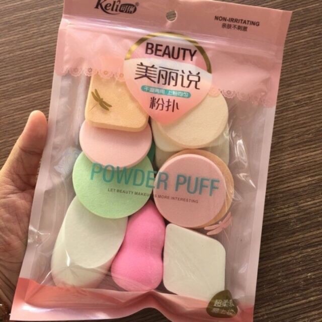 1 túi mút tán nền 13 miếng