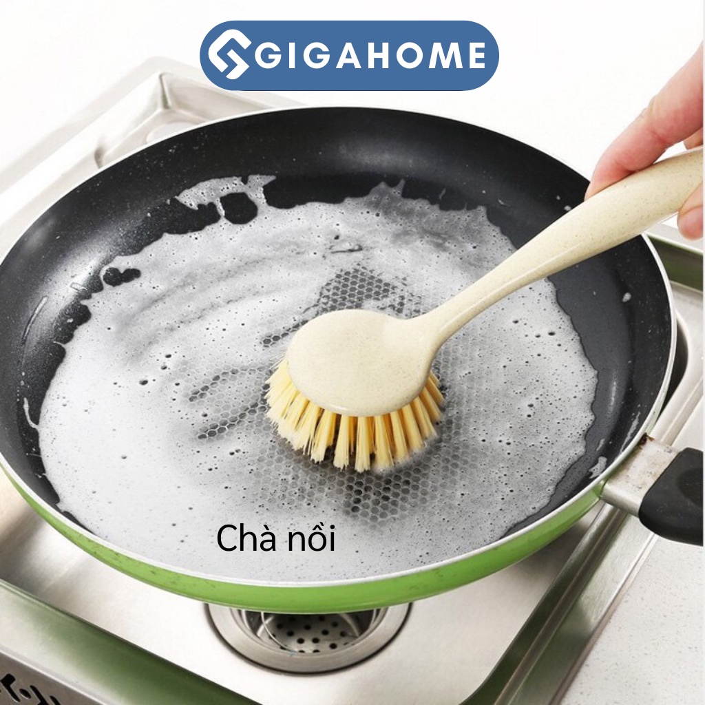 Cọ Rửa Chén, Chà Nồi GIGAHOME Cán Dài, Tiện Lợi 7168