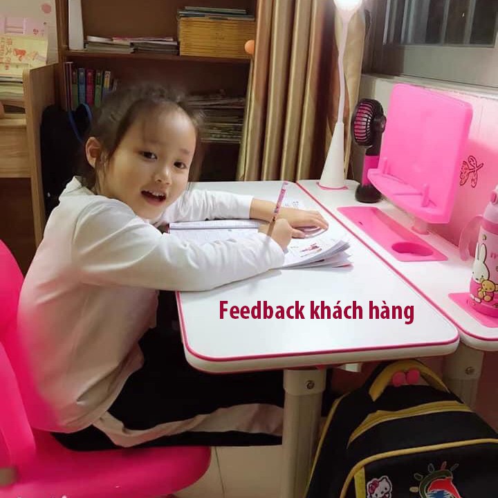 Bộ bàn ghế học sinh trẻ em thông minh chống gù chống cận kích thước lớn B02 50 x 70cm - Tặng kèm đèn LED 3 chế độ | BigBuy360 - bigbuy360.vn