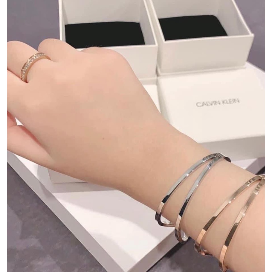 Vòng Tay CK Chính Hãng Ver 2 Thời Trang Thép 316L Không Gỉ Sét Bảo Hành 12 Tháng