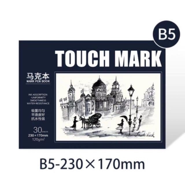 Sổ vẽ truyện tranh Touch Mark