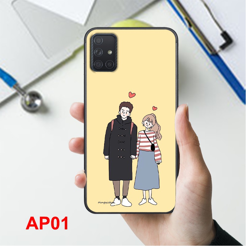 ỐP LƯNG SAMSUNG A31-SAMSUNG A51 -SAMSUNG A71 IN HÌNH CÔ-CẬU BÉ CUTE ĐÁNG YÊU