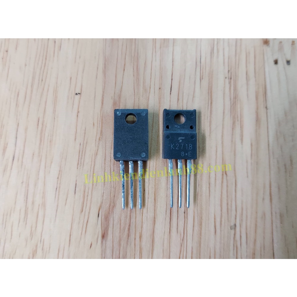 MOSFET N-CHANNEL K2718 K2718 2718 TO-220 5A 500V Bóc Máy, Chính Hãng Toshiba 100%.