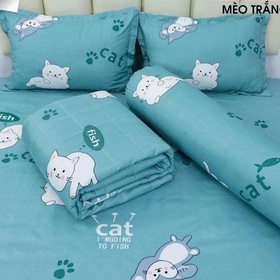 (Bộ 4 Món) Ga Gối , Ga Gối Poly Đẹp Mê Ly Được Chọn Mẫu Và Xem Hàng Thoải Mái Hn