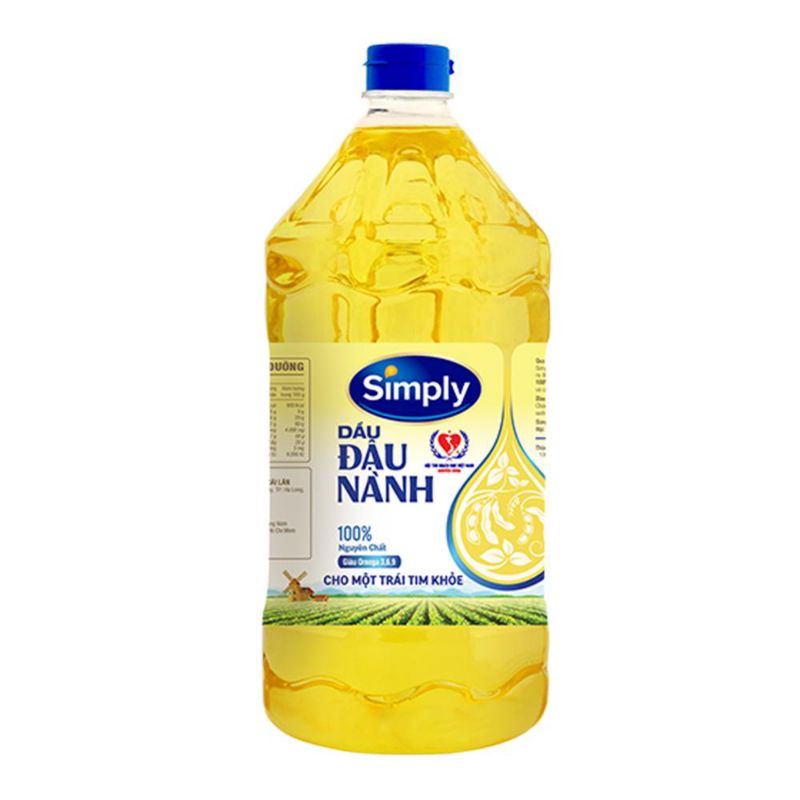 DẦU SIMPLY ĐẬU NÀNH SIMPLY 2 LÍT