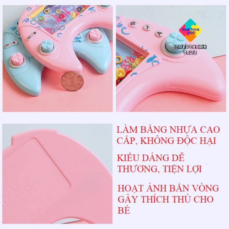 Đồ Chơi Giảm Stress, Giải Trí Cho Bé - Máy Chơi Game Bắn Vòng Nước – SmartHome Toys