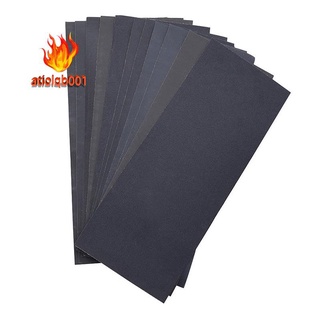 Set 12 Tờ Giấy Nhám 400 / 600 / 800 / 1000 / 1200 / 1500 Chống Nước Dùng Để Mài Giũa Đồ Nội Thất