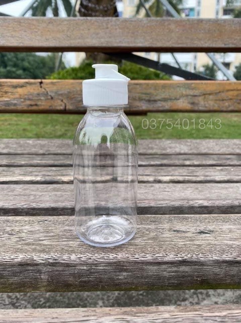 Combo 100 chiếc chai nắp bật 100ml mẫu mới