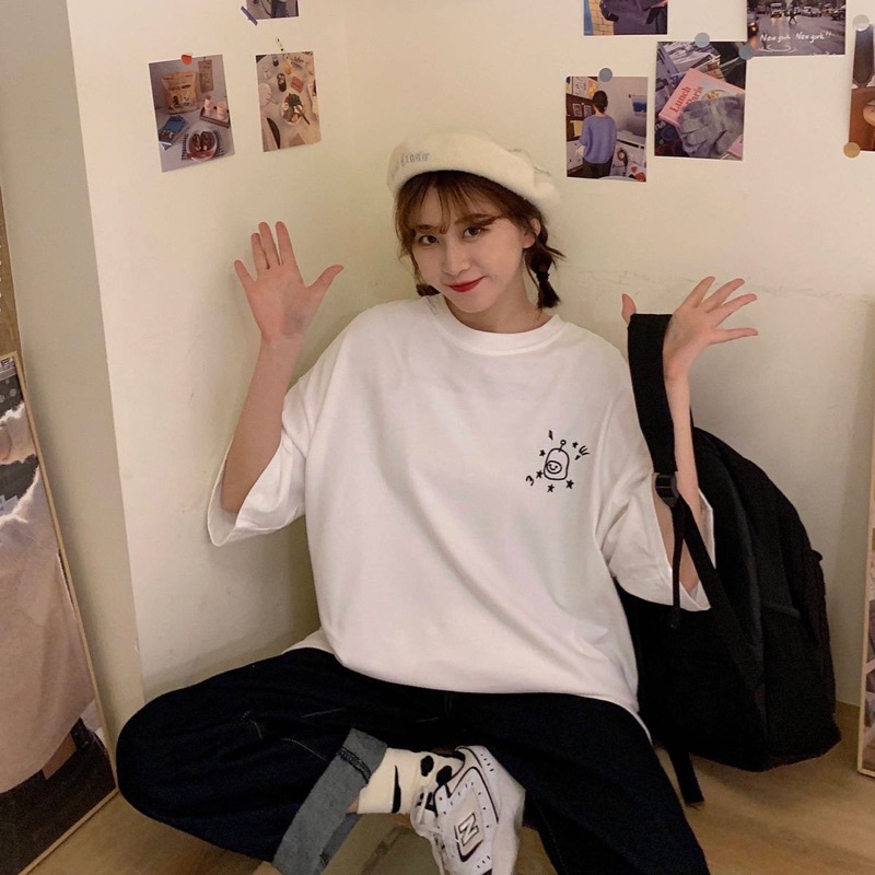 Áo thun tay lỡ 💥FREESHIP💥 Họa tiết hoạt hình dáng rộng OVERSIZE [ao thun freesize] | BigBuy360 - bigbuy360.vn