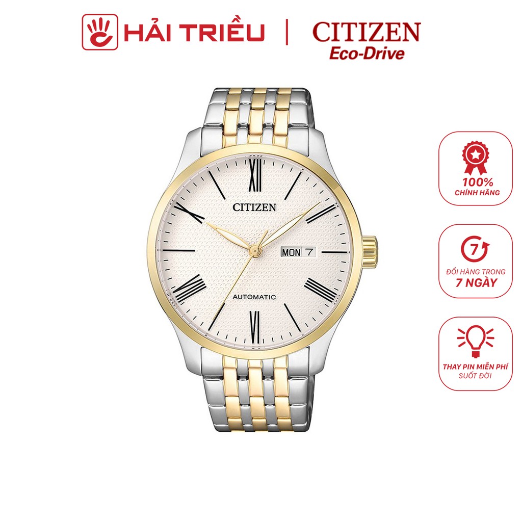 Đồng hồ nam CITIZEN NH8354-58A Automatic (tự động) dây kim loại