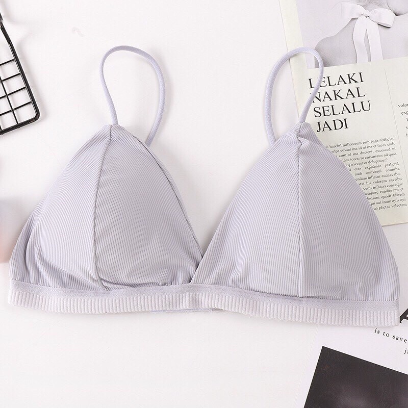 Áo Bra Cotton Thun Gân Free Size Không Gọng Cài Sau - Áo ngực mút mỏng - Tinin888 | BigBuy360 - bigbuy360.vn
