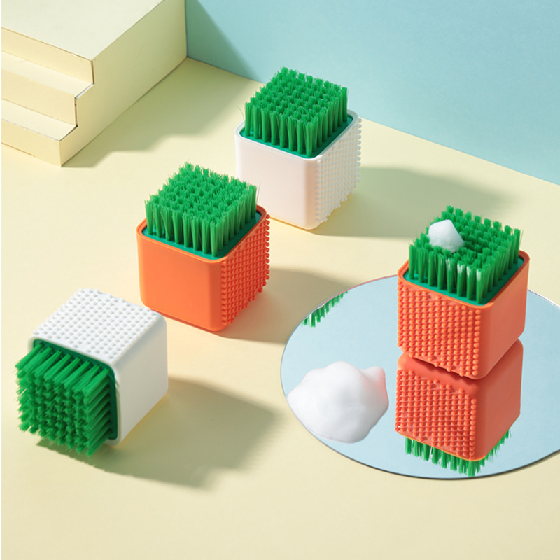 Bàn Chải Xốp Silicon Mềm Dùng Để Giặt Quần Áo Lót Đa Năng Tiện Dụng