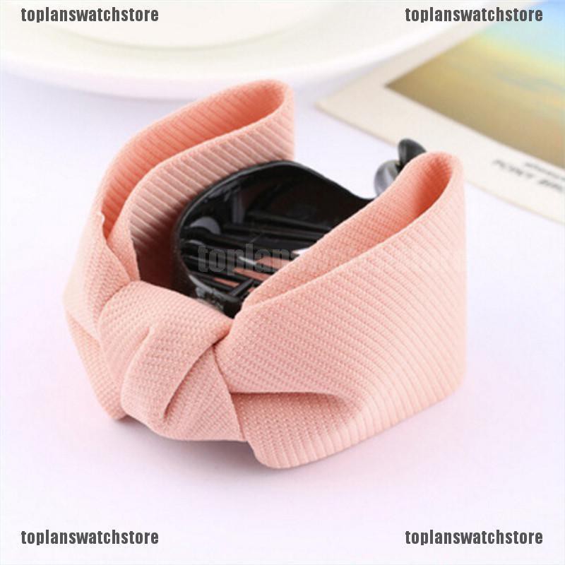Kẹp Tóc Càng Cua Đính Nơ Lớn Dễ Thương Cho Bạn Gái