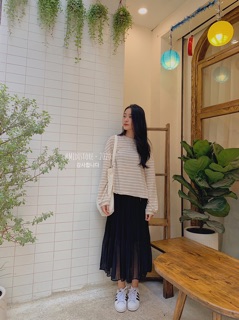 Chân váy voan xếp ly 2