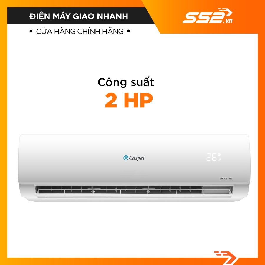 [Miễn Phí Lắp Đặt TP.HCM]Máy lạnh Casper Inverter  MC-18IS33-Hàng Chính Hãng