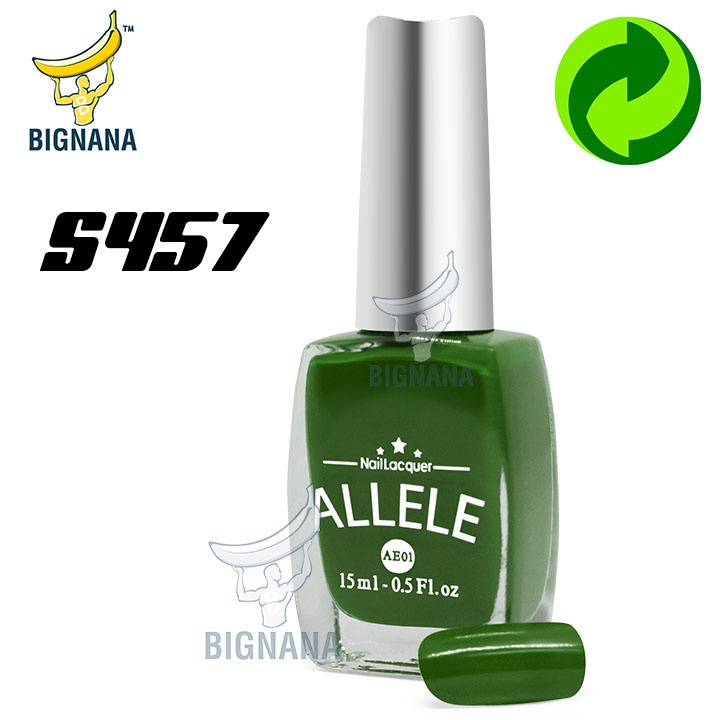 Các Tông Xanh Lá, Xanh Pastel, Xanh Rêu, Mẫu Mới Sơn Móng Tay Allele - AE01 Chai 15ml An Toàn, Màu Sắc Đa Dạng
