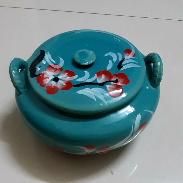 Âu đựng mỡ, muối. Hàng sứ Bát Tràng cao cấp. Cao10cm, đường kính 18cm