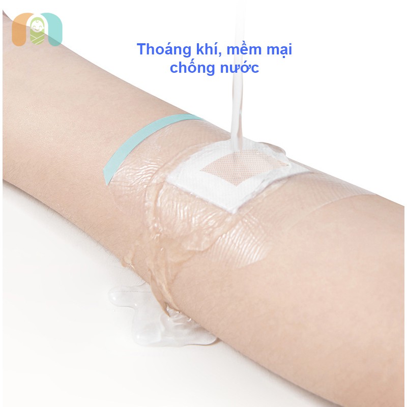 GẠC BĂNG RỐN CHỐNG THẤM NƯỚC VCOOL CHO BÉ (HỘP 10 CHIẾC)