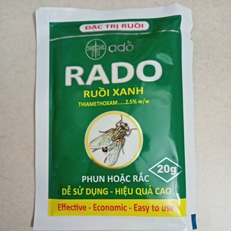 Thuốc diệt ruồi xanh Rado 20g