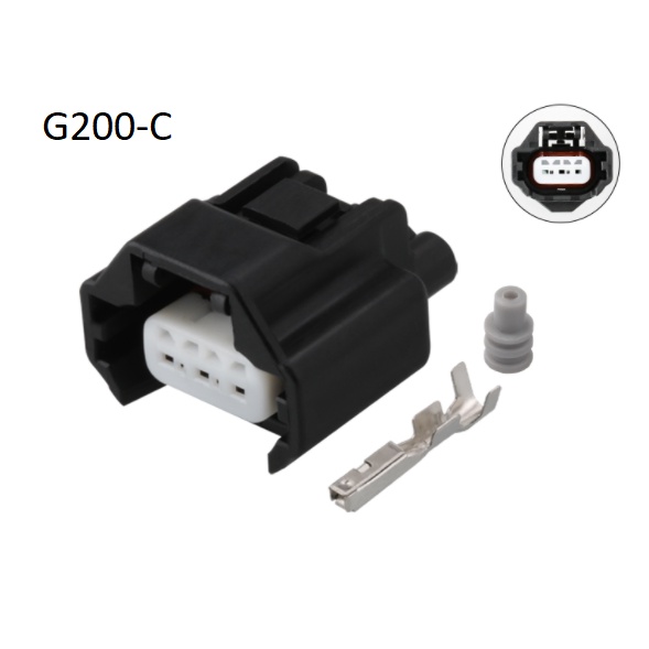 G200-Giắc cắm cảm biến áp suất điều hòa 3 lỗ 1.2mm