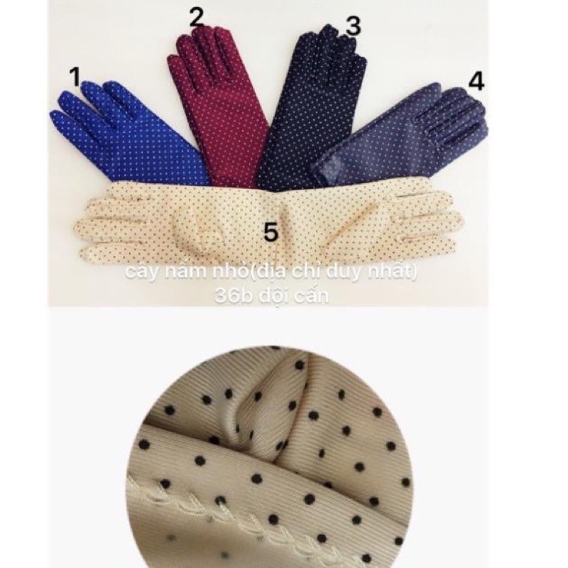 Găng tay lạnh thun chống nắng chất con giãn dài 25cm